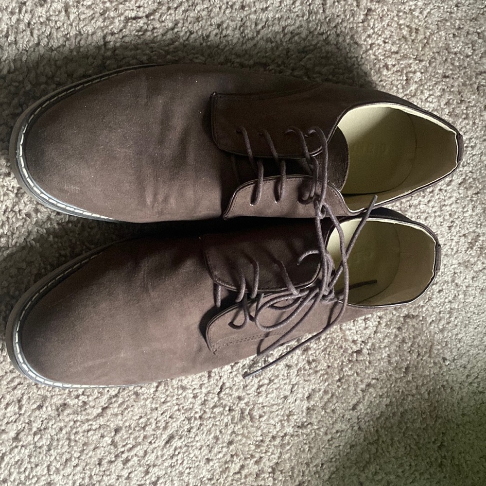 Mens old navy size 12 brown dress shoes